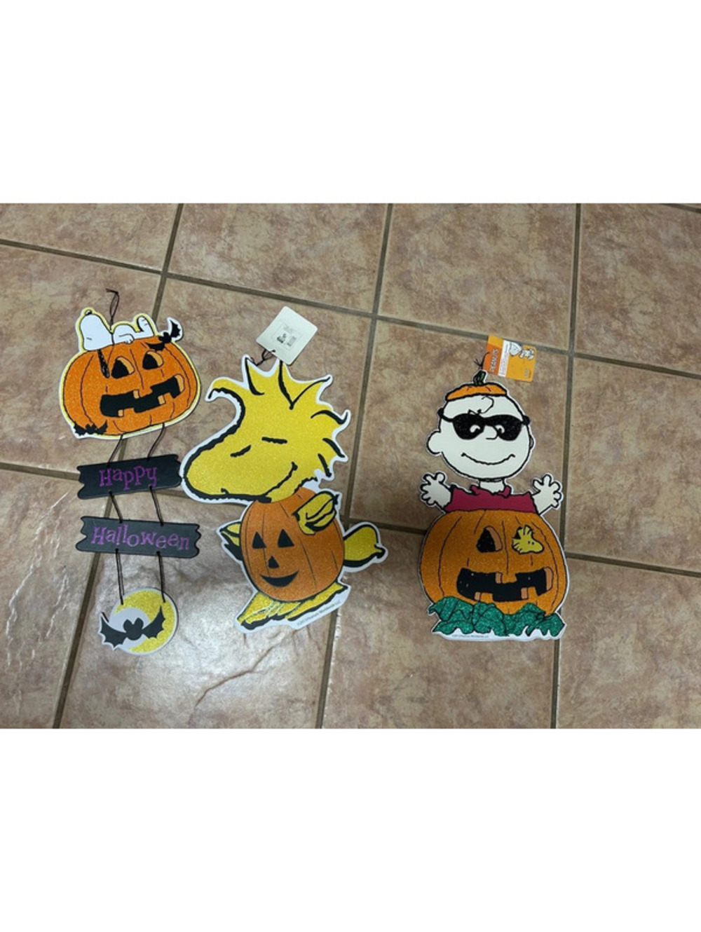 Halloween Charlie Brown cut out hanging decoration’s